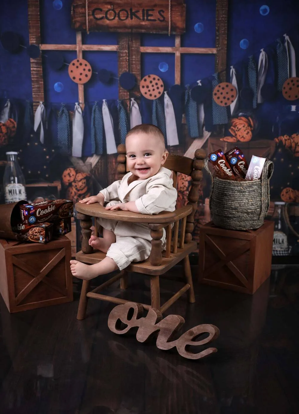 Cake smash baby session Alexia Newborn Photography