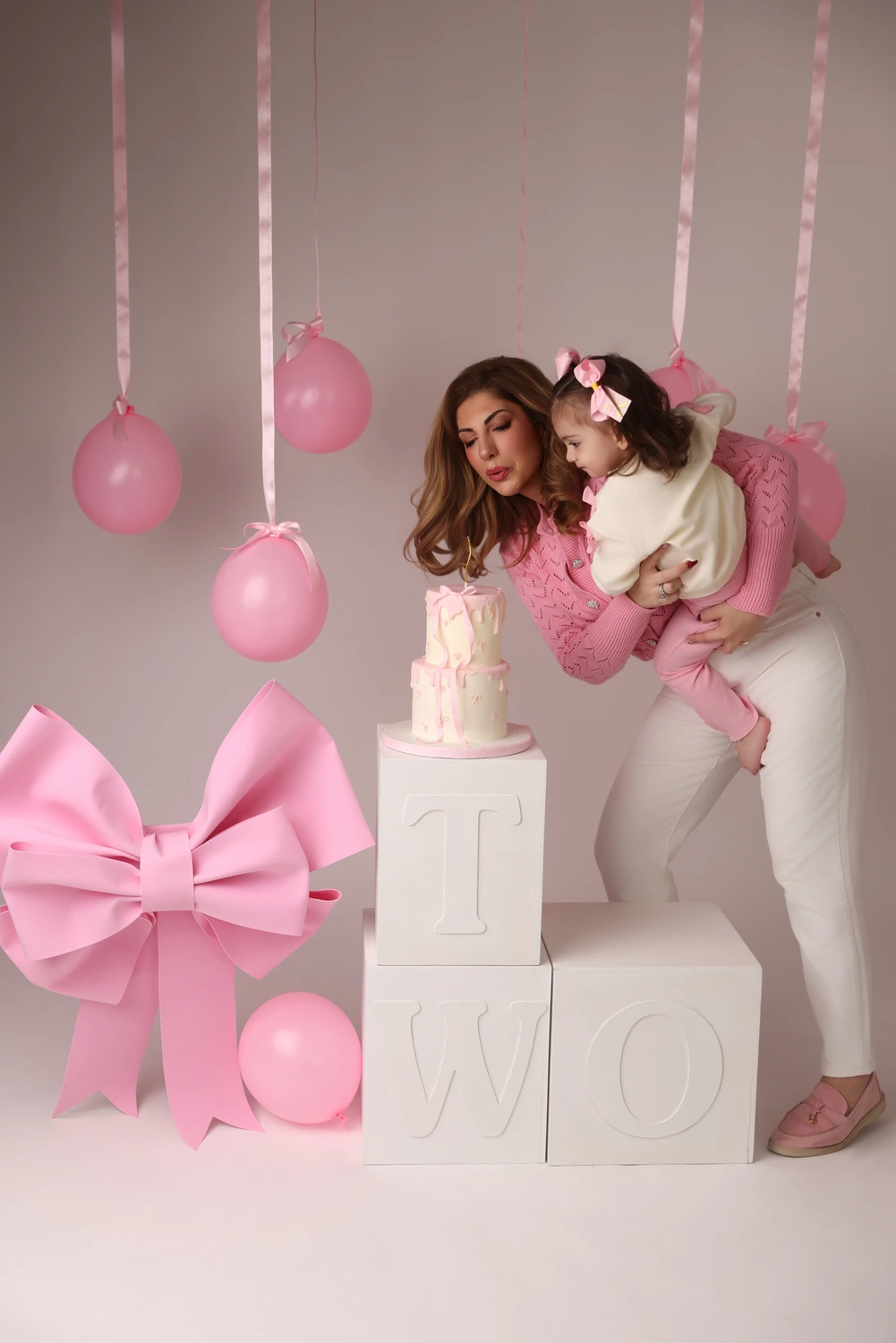 Family birthday photography session baby